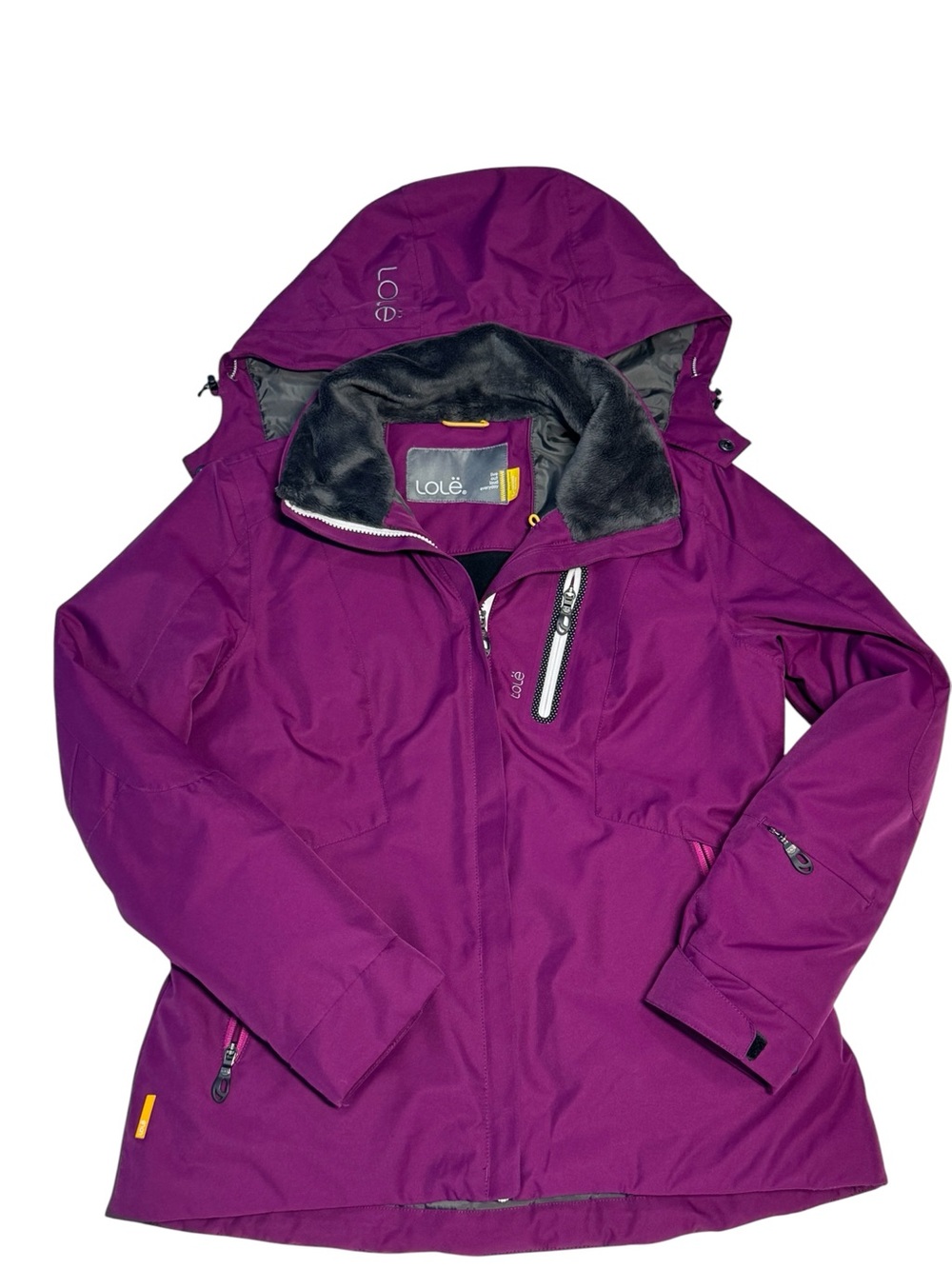 Lole Women's Winter Ski Snow Jacket, Purple, Size L (10-12) - Picture 4 of 8